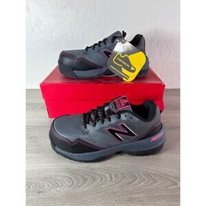 New Balance Industrial Composite Tow Women’s Gray Pink Sneaker Size 5 EE X-Wide